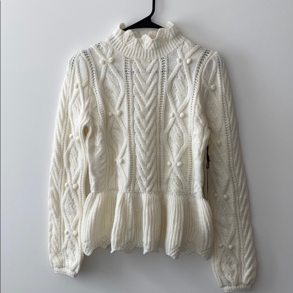 peplum sweater